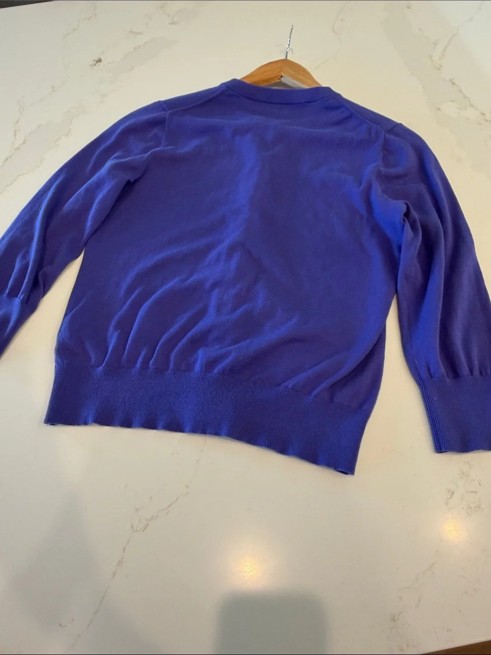 J. Crew Purple Button-Front Women's Cardigan M